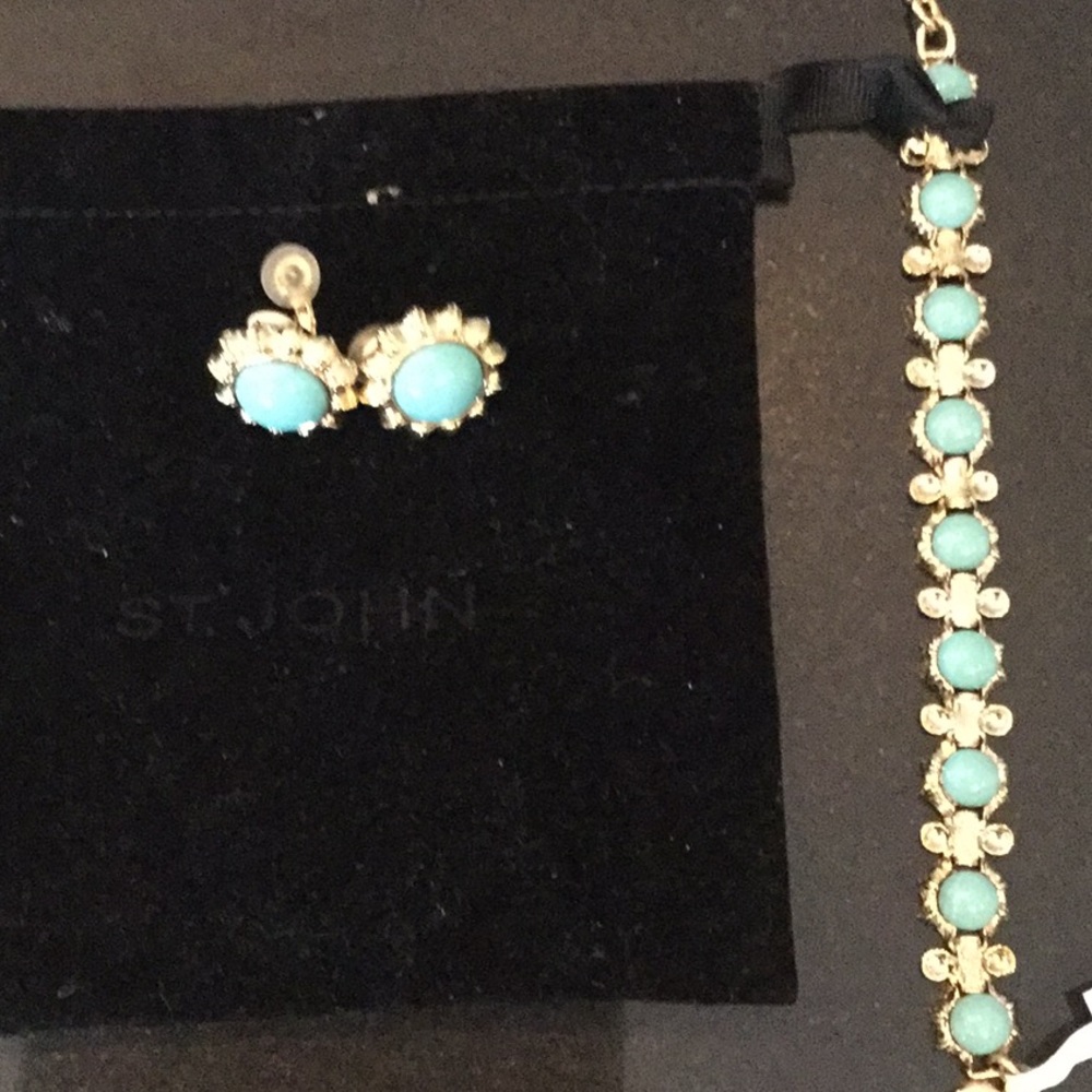 3 pc st John costume jewelry set